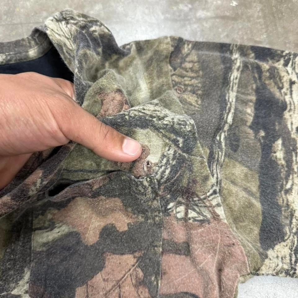 Mossy Oak Camuflaje Bolsillo Camiseta Talla S (Youth XL) Foto 4 de 4