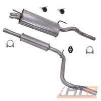 Auspuffanlage Mittel EndschalldÄMpfer FÜR Seat Inca 6K 1.7 D 1.9 SDI