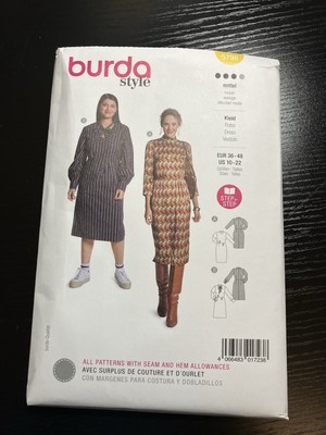 Burda Pattern 5798 Women s Dress UNCUT Sz 10-22