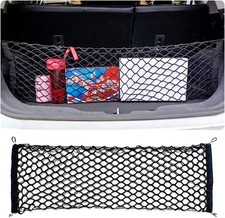 Car Rear Cargo Net with Good Elasticity Tensile Strength Trunk Net Organizer for