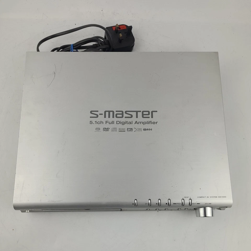 Sony S-Master HCD-S550 SACD/DVD Receiver 5.1-Channel Digital Amplifier - Image 2 of 4