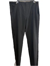 Southeastern Performance Apparel Black Tuxedo Band Pants 40R Satin Stripe Side A