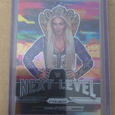 Panini 2022 Prizm WWE Next Level Insert Charlotte Flair SmackDown #25