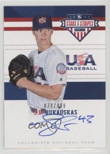 2017 USA Baseball Stars & Stripes CNT Signatures 30/499 JB Bukauskas #3 Auto 0g4