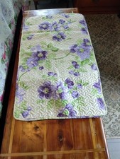 2 Pillow Shams, Size Queen Purple Flower New