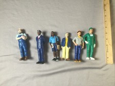 Lakeshore Learning Community Block Play People Workers Career Lot of 6 Figures
