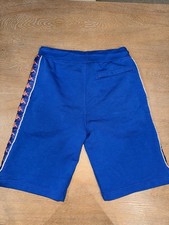 Short De Football Vintage Kappa Tours Club Noir - Taille XL, Polyester, Pour Homme, Occasion Très Bon état