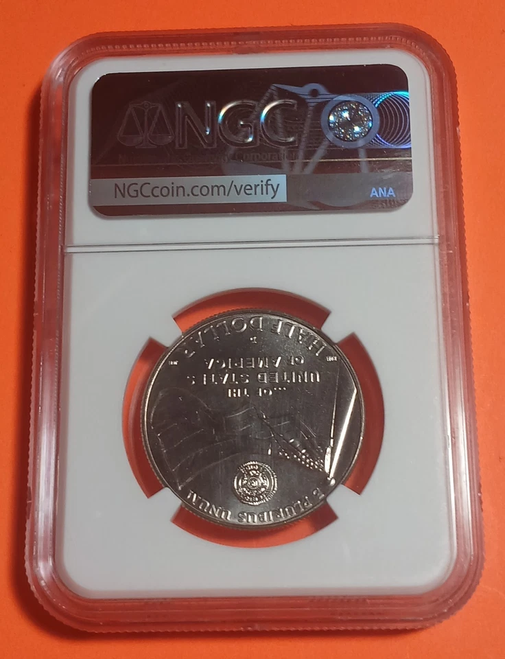 2019-D 50C AMERICAN LEGION 100TH ANNIVERSARY HALF DOLLAR NGC MS69 EARLY RELEASE - Image 2 of 4