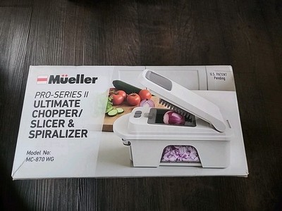Mueller Pro-Series All-in-One, 9 Blade Ultimate Chopper/Slicer  & Spiralizer