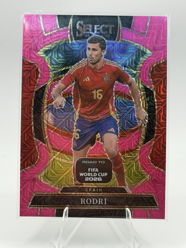 2025-26 Panini Select Road To Fifa World Cup Rodri Terrace Pink Mojo  /399 #69