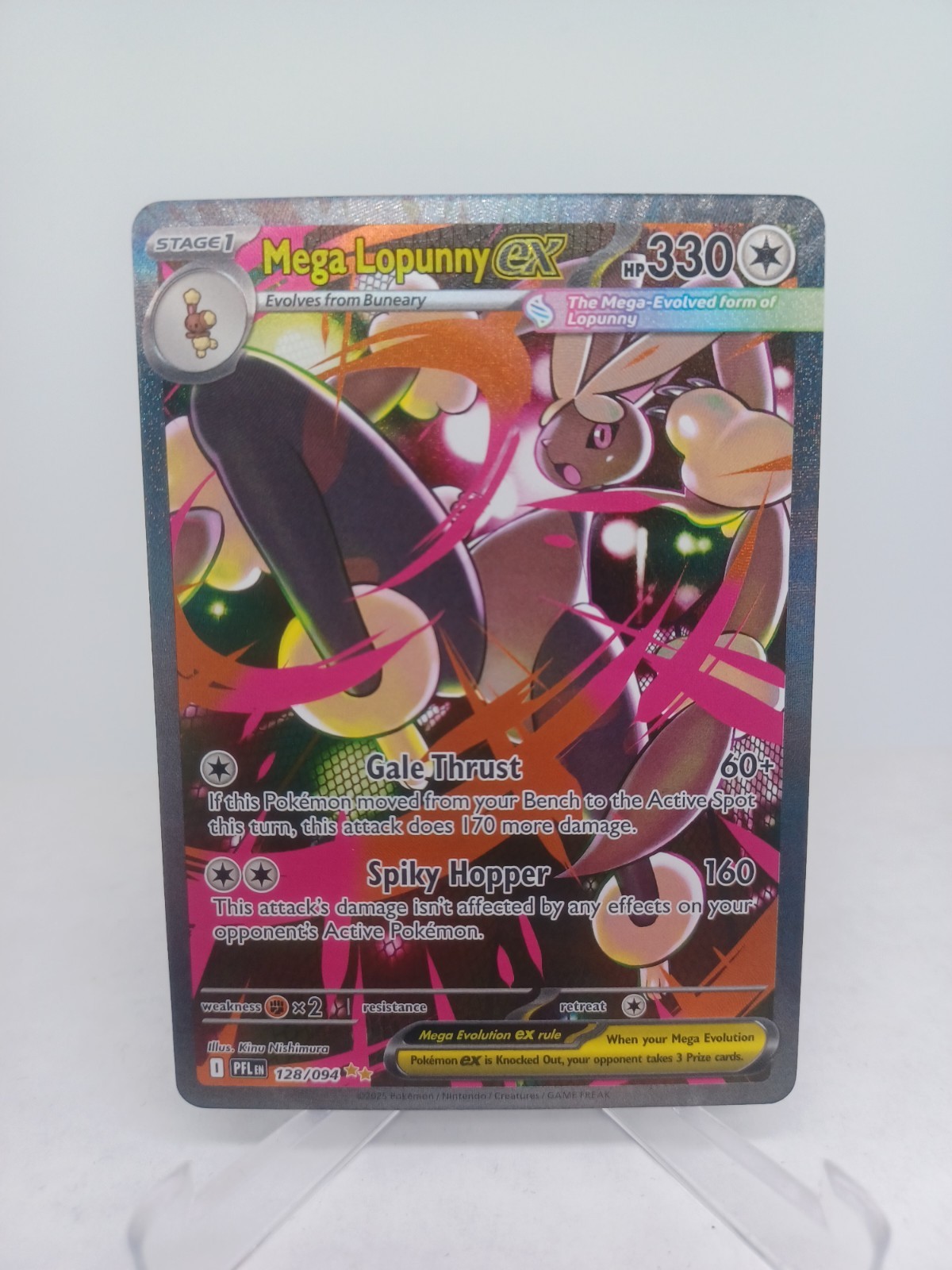 Pokemon TCG Mega Lopunny Ex - 128/094 - ME02: Phantasmal Flames SIR