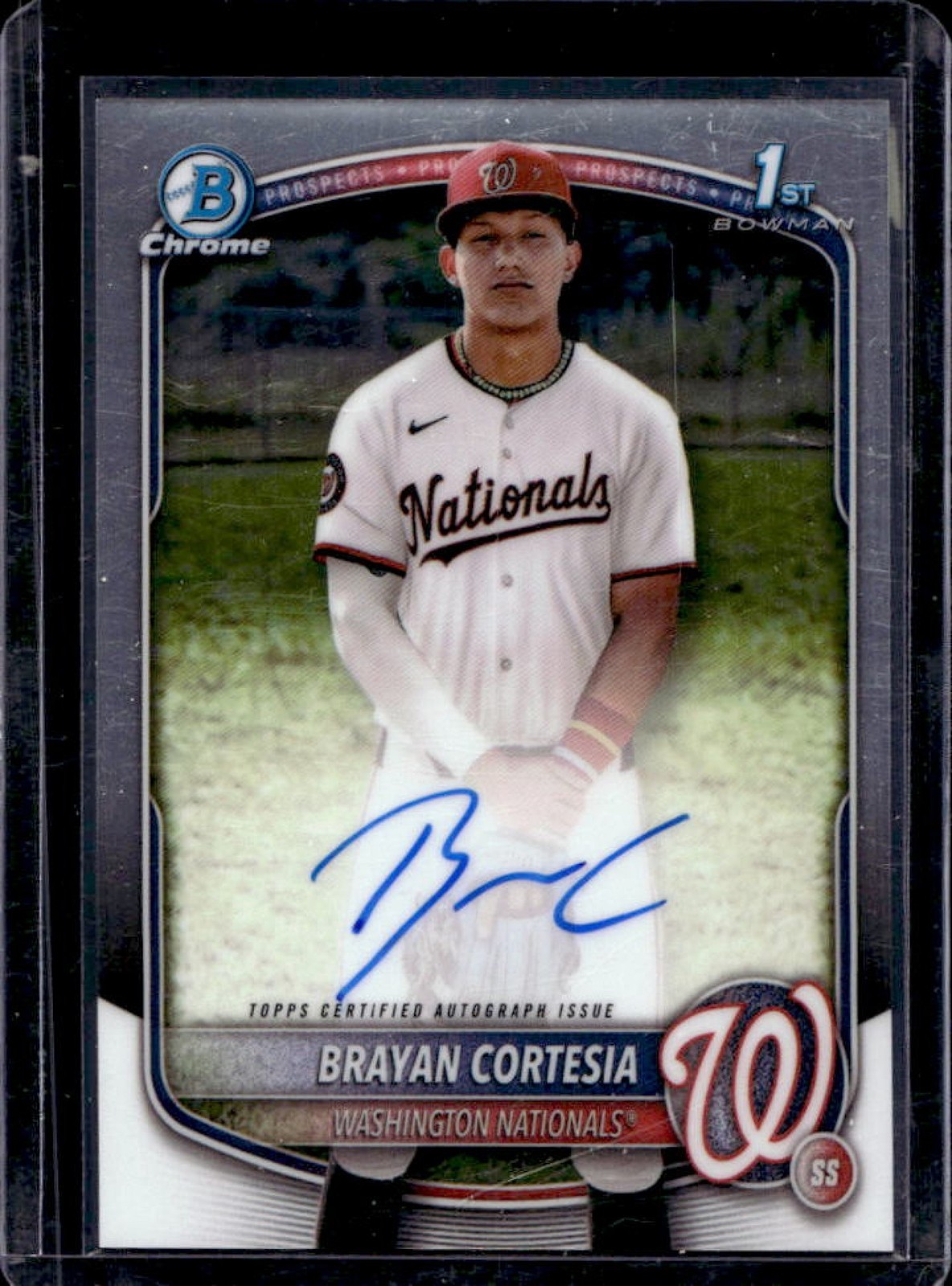 2025 Bowman Chrome Brayan Cortesia Auto 1st #CPA-BC Nationals