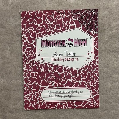 Monster High Avea Trotter Freaky Fusion Diary