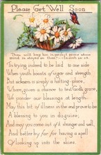 Butterfly Featured on Interesting Vintage Greeting Postcard m/12 BJ3114