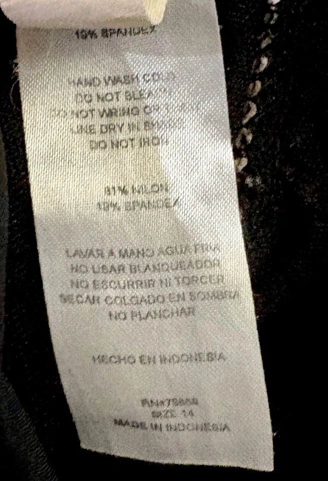 Tropical Honey One Piece 泳装 14 码热带度假村 — 第 4/4 张图片