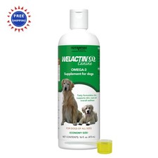 Nutramax Welactin Omega 3 Fish Oil for Dogs Skin and Coat Health Supplement