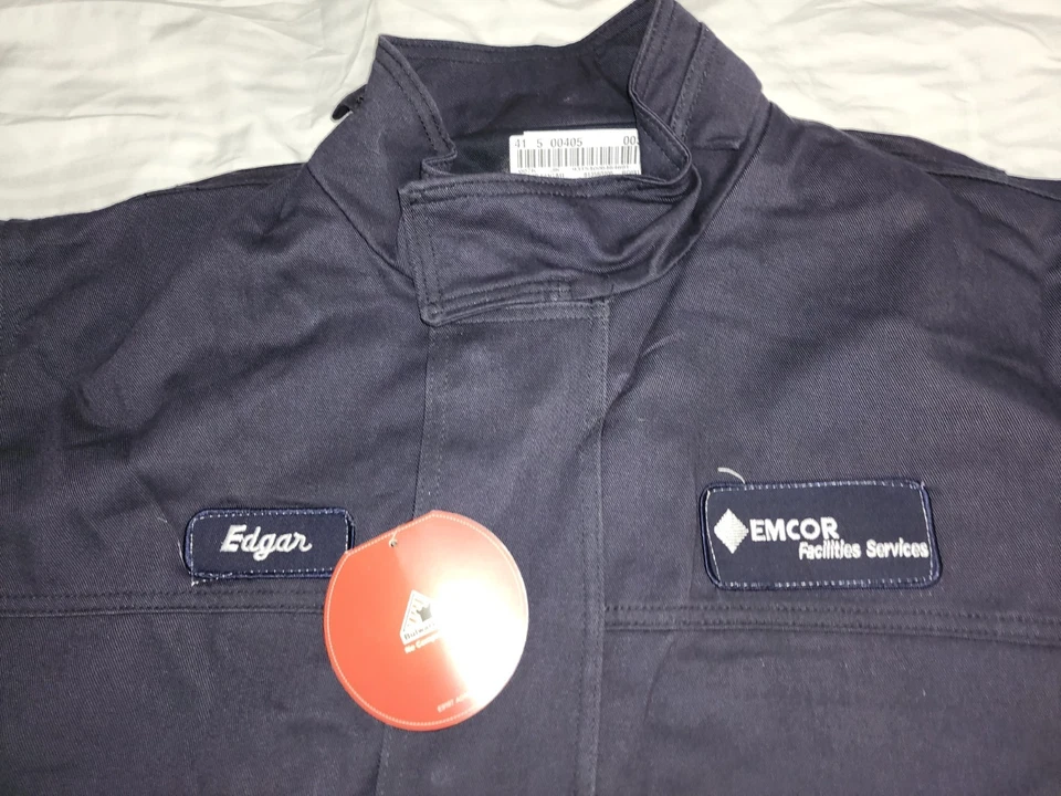 Bulwark Ultrasoft Fr Flame-Resistant Workwear Men's Jacket Navy Blue Size Xlarge - Image 2 of 4