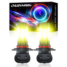 Pair 9005 H10 9145 9140 LED Fog Light 3000K Golden Yellow 2000LM High Power