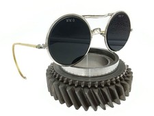Antique Willson Welding Sunglasses Spectacles Old Vtg Steampunk Safety Glasses W