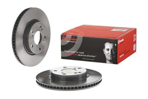 2X Brembo Bremsscheibe Prime Line - UV Coated 09.D881.11 FüR Honda Civic Vtec-image