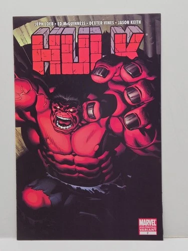 Marvel Hulk #2 2008 2nd Print Variant - 1st Full Red Hulk VF/NM