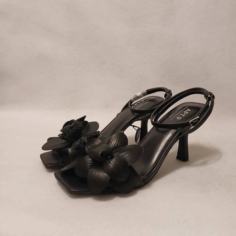 Apt. 9 Zapatos de vestir para mujer Esmeralda de tacón alto negros talla: 9,5 NUEVO en caja Foto 4 de 4