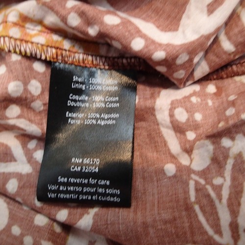 Anthropologie Atsu Maxi Dress Brown Floral Tier Retro Preppy Boho Resort xl cott - Picture 22 of 23