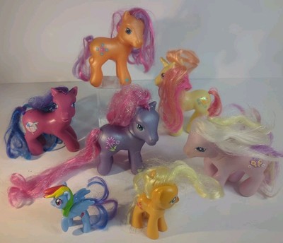 Vintage Mixed Variety 2002-2006 My Little Pony Lot Of 7 MLP Hasbro