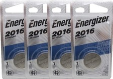 Energizer 2016 3V Lithium Button Cell Battery Original Retail Pack, 2x2 Packs...