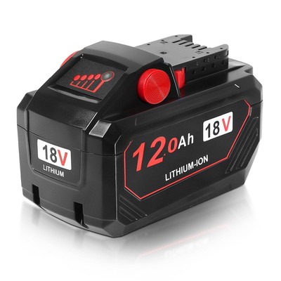 Upgraded 18V 12Ah Battery Replacement for Milwaukee M-18 Battery Compatible w...