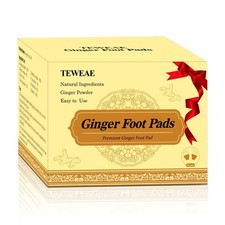 Foot Pads - 60Pads Pure Natural Ginger Powde Bamboo Vinegar Pads, Goodnight F...