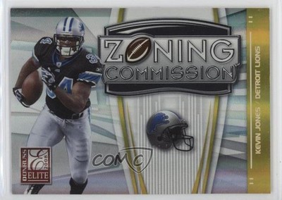 2008 Donruss Elite Zoning Commission Gold 302/800 Kevin Jones #ZC-16 11n6