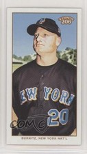 2002 Topps 206 Mini Black Polar Bear Back Jeromy Burnitz (Portrait) #260 xz4
