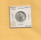 1953-s Washington Quarter 25 Cent US Coin