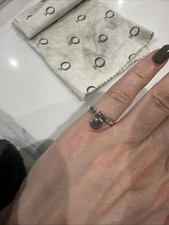 Pandora Sterling Silver Love Lock Ring Size 50