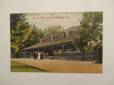 Canobie Lake Park New Hampshire Postcard Dance Hall NH