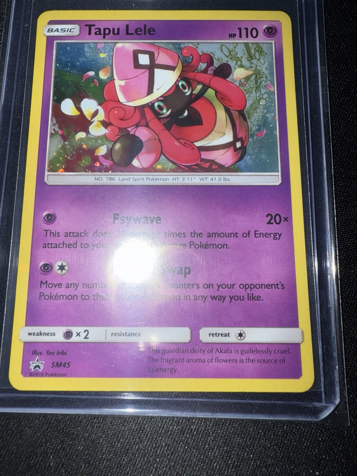 Tapu Lele SM45 - Holo - Black Star Promo - Pokemon Trading Card