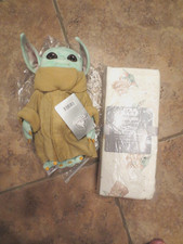 Pottery Barn Kids MANDALORIAN THE CHILD Org CRIB Fitted Sheet GROGU PLUSH NWT