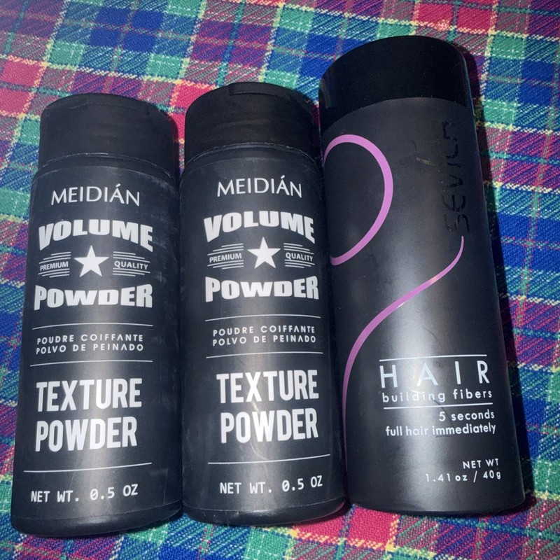 SEVICH Hair Building Fibers 25g Black Instantly Thickening Powder Thinning Hair.