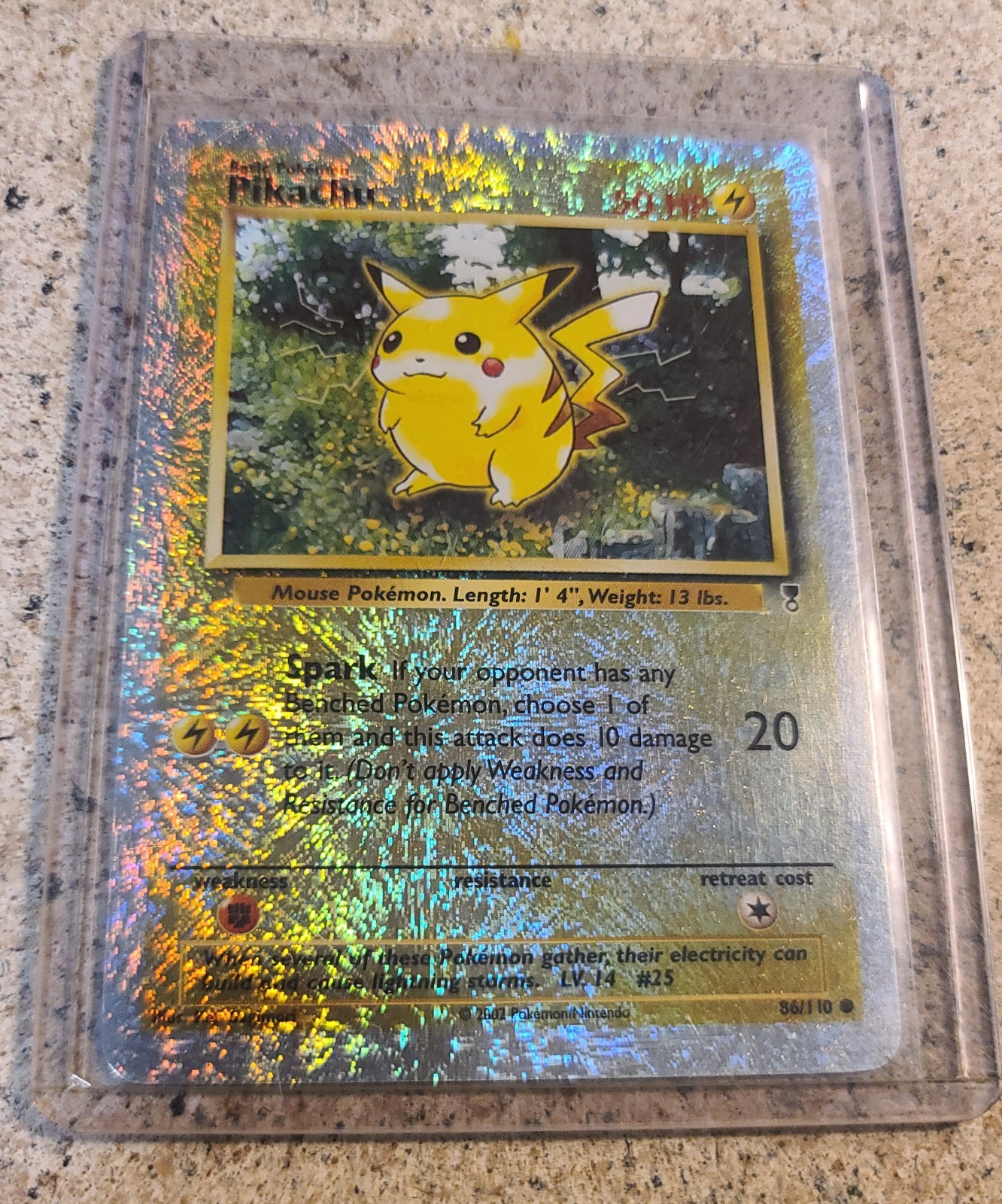 Pikachu 86/110 Legendary Collection Reverse Holo Rare Pokemon Card LP