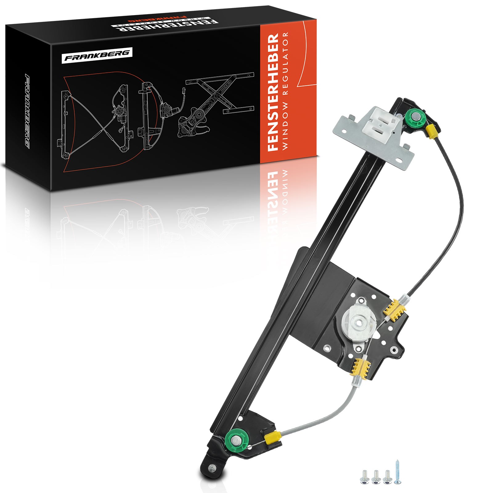 FRANKBERG Power Electric Window Regulator Without Motor for Front Right