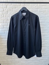 Vivienne Westwood Black Logo Button Up Shirt Men's Size 48