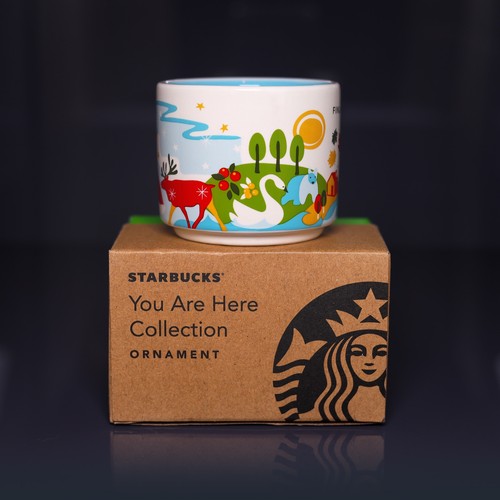 » STARBUCKS City Mug » FINLAND Ornament Espresso Tasse YOU ARE HERE YAH Finnland - Bild 2 von 3