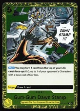 Gum-Gum Dawn Stamp OP13-117 Foil NM One Piece
