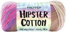 Premier Hipster Cotton Yarn-Fuchsia Fun - 3 Pack