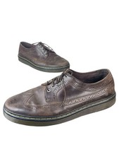 Dr Martens Floyd Wingtip Brogue Derbies Shoes Brown Lace Up Men's Size 11
