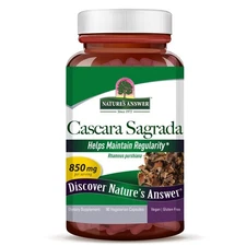 Nature's Answer Cascara Sagrada Bark 90 Capsule