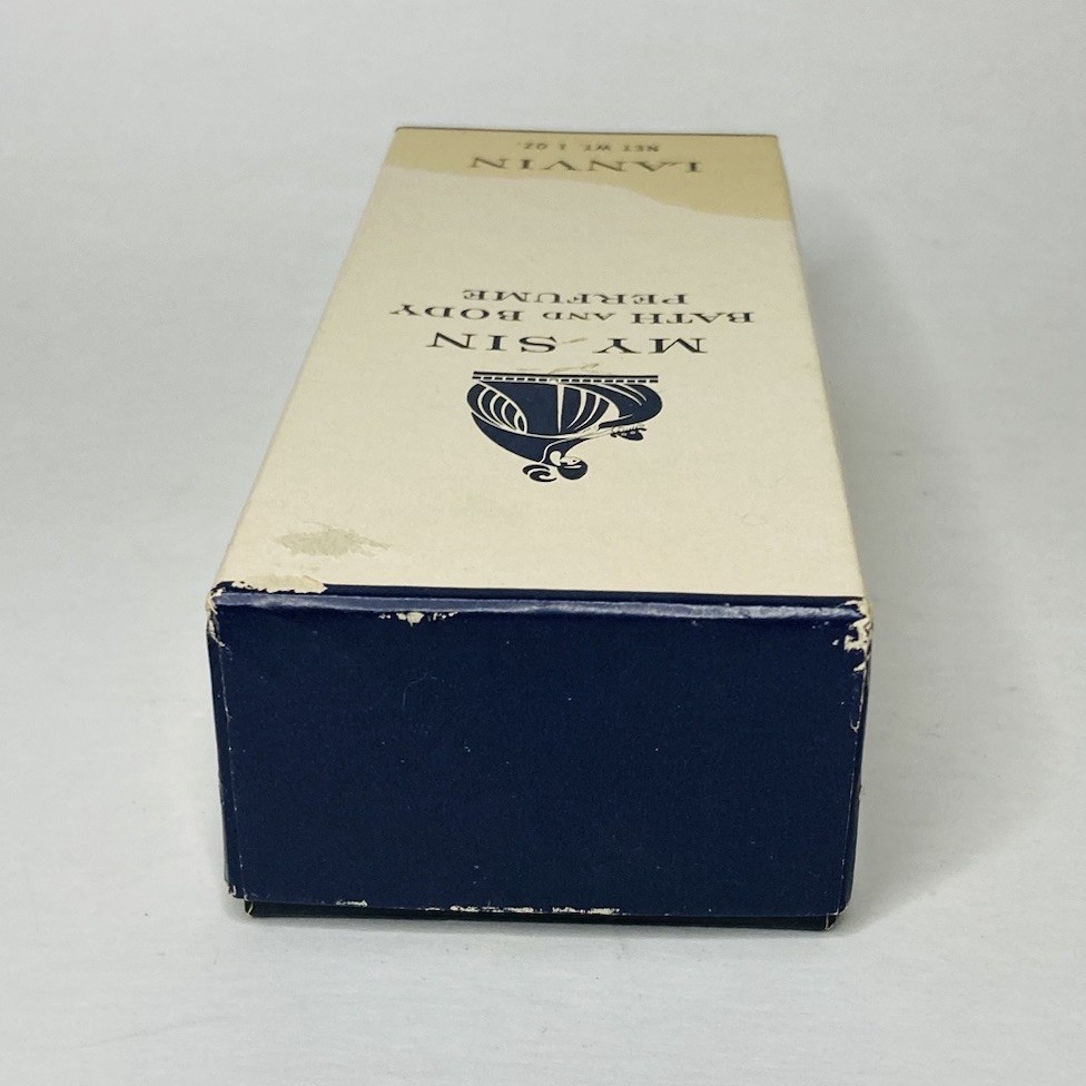 Lanvin My Sin Bath and Body Perfume 1 oz Open Box Charles of The Ritz NY Vtg 