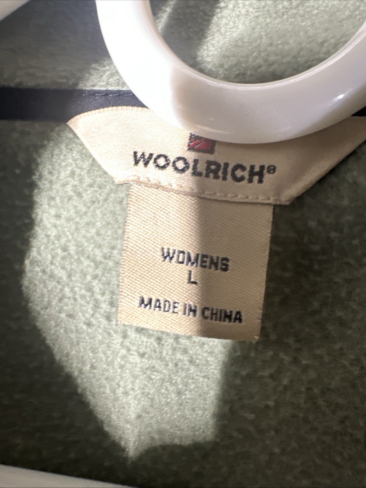 Woman’s Woolrich Large Polyester Jacket Light Gre… - image 3