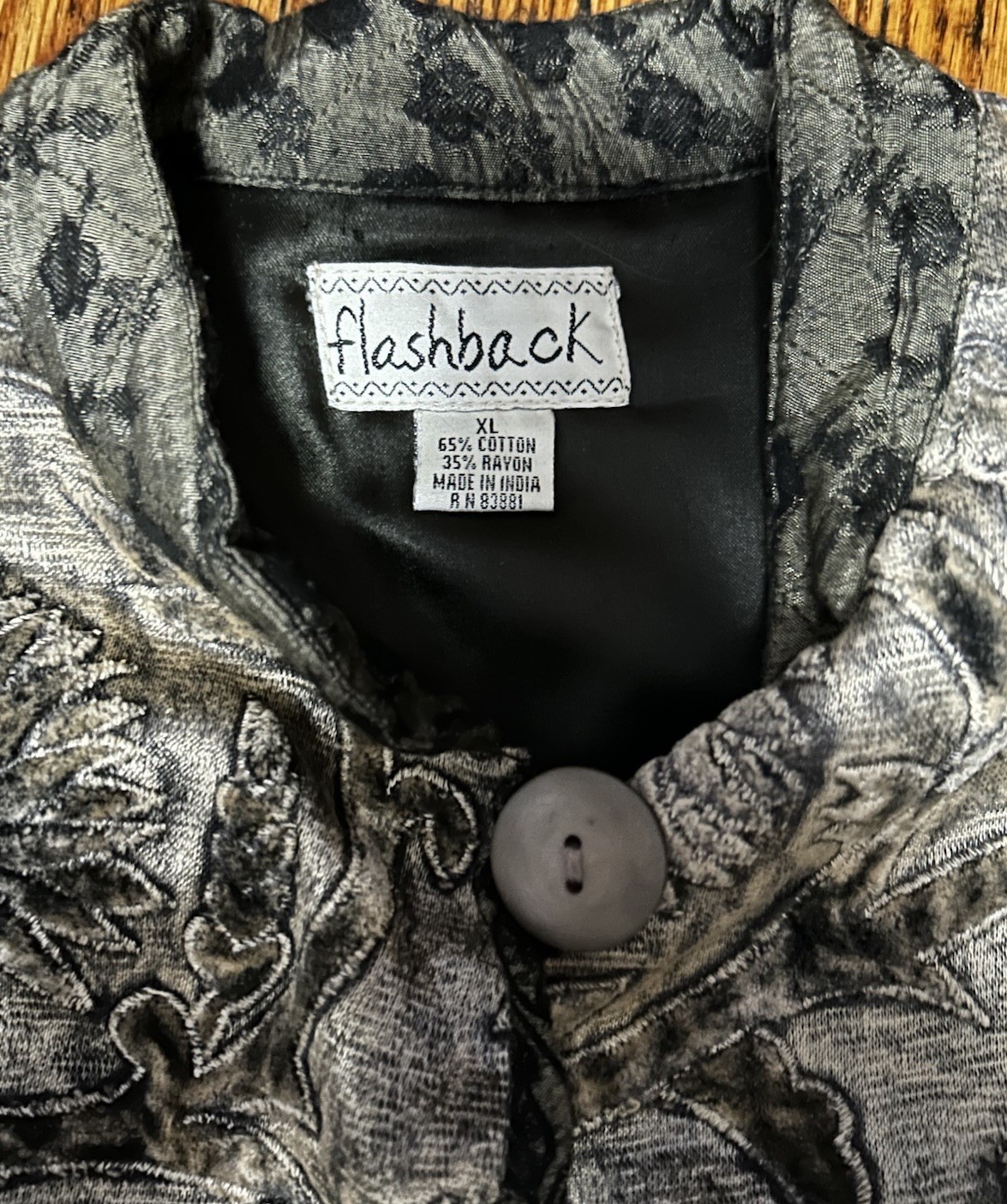 Vintage Boho Patchwork Jacket | Textured Artwear … - image 17